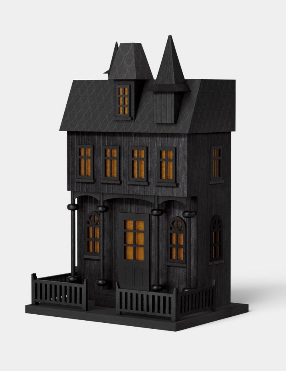 Target Threshold XL Wooden Light-Up Halloween Haunted House NEW